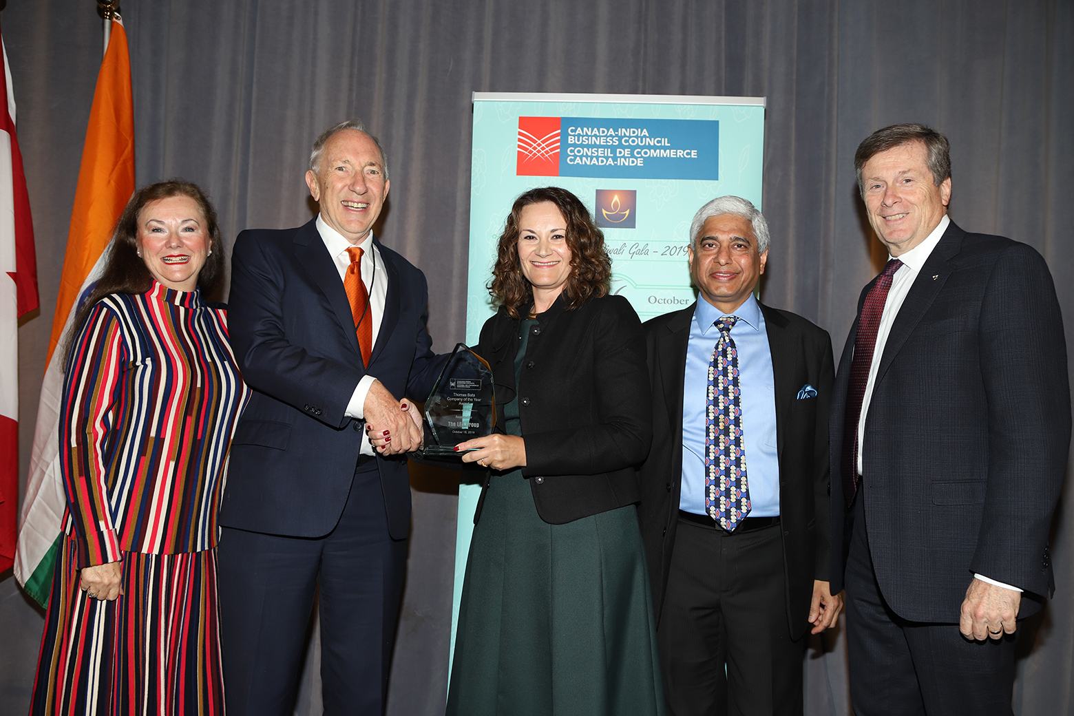 CIBC-Diwali-Award_Small-(1).jpg John Farrow accepting the award on behalf of the LEA Group.